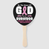 神の恵みによって生き残った乳がんで ハンドファン (正面)