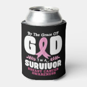 神の恵みによって生き残った乳がんで 缶クーラー (缶正面)