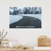 神の恵みによって私に行きなさい ポスター (キッチン)