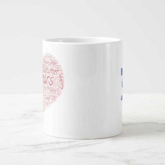 神の恵みによって30年 ジャンボコーヒーマグカップ (正面)