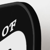 神の恵みにより私は乳がんのサバイバーです ピックルボールラケット (左詳細)