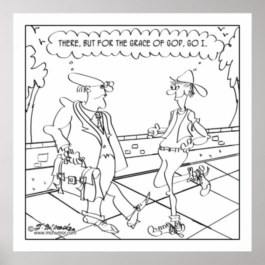 神の恵みのために私は ポスター (正面)