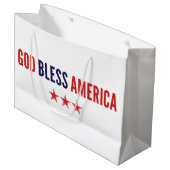 神の恵みをアメリカに ラージペーパーバッグ (正面アングル)