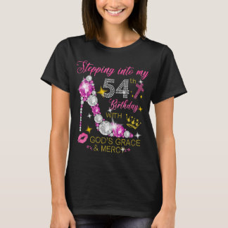 神の恵みを受けて54日目に踏み込む Tシャツ