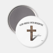 神の恵みを我らの予備軍に ～ 頑強な十字架とともに マグネット (正面/裏面)