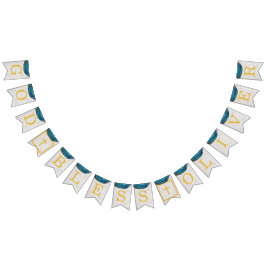 神の恵みを賜え 名前 青いジオード少年 洗礼 堅信礼 バンティングフラッグ