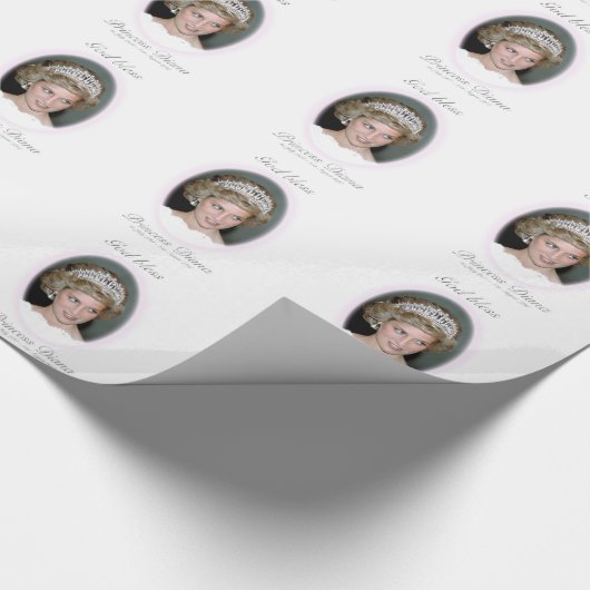 神の恵みプリンセスダイアナ – 記憶 ラッピングペーパー (角)