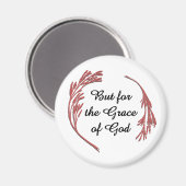 神の恵み回復スローガン感動的ことわざ マグネット (正面/裏面)