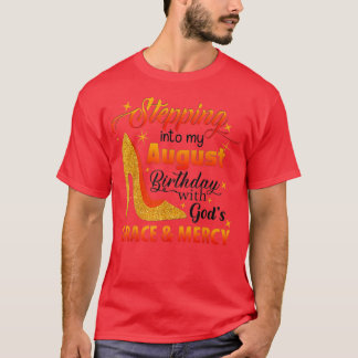 神の恵み威厳があるAで私の誕生日へ Tシャツ