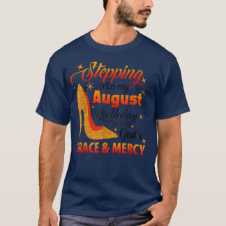 神の恵み威厳があるAで私の誕生日へ Tシャツ