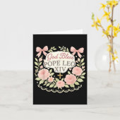 神の恵み教皇レオ14世レトロフローラカトリック カード (黄色い花)