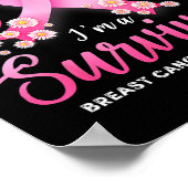 神の恵み私は生存乳癌Survである ポスター (角)