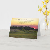 神の恵み カード (黄色い花)