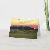 神の恵み カード (正面)