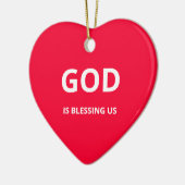 神の恵み セラミックオーナメント (左)