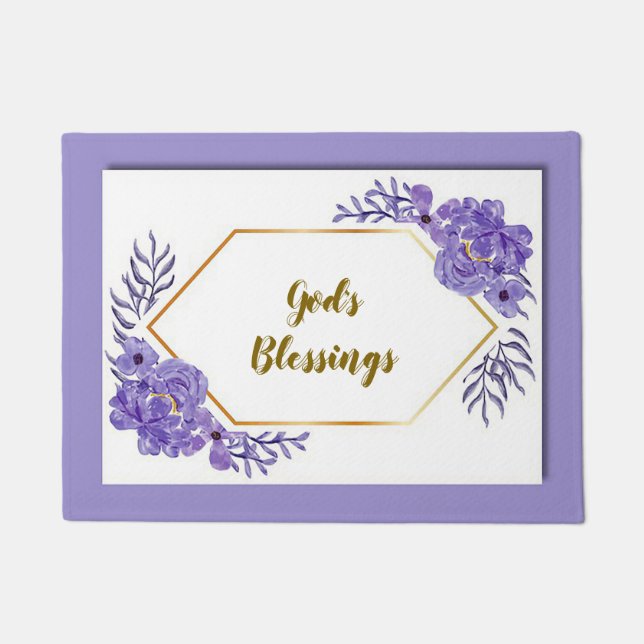 神の恵み ドアマット (正面)