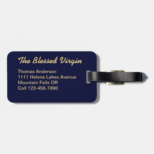 神の恵み ラゲッジタグ (裏面横)