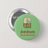 神の恵み 缶バッジ (正面&裏面)