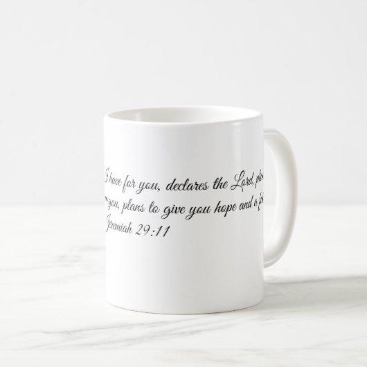 神の意図を美しく思い起こさせる コーヒーマグカップ (正面右)