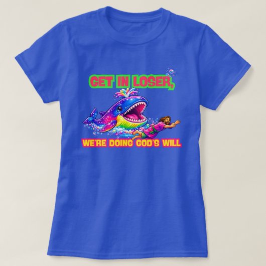 神の意志を実行するTシャツ Tシャツ (デザイン正面)
