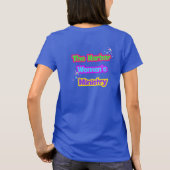 神の意志を実行するTシャツ Tシャツ (裏面)
