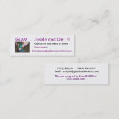 神の愛および慈悲は魅力的なカードです スキニー名刺 (正面/裏面)