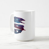 神の愛から私たちを引き離すことはできない – Rom コーヒーマグカップ (正面左)