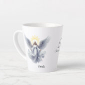 神の愛に流れる天使 カフェラテマグ (左アングル)