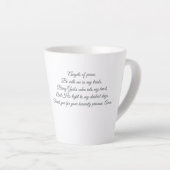 神の愛に流れる天使 カフェラテマグ (右アングル)