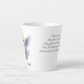 神の愛に流れる天使 カフェラテマグ (正面)