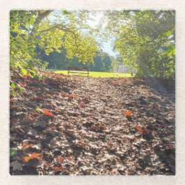 神の愛に浴びること ガラスコースター