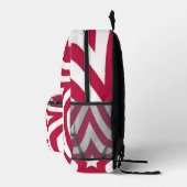 神の愛に生きる:ヨハネ1からの洞察4:16 プリントバックパック (右)