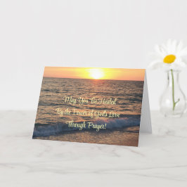 神の愛の力によって癒されるなら、カード カード