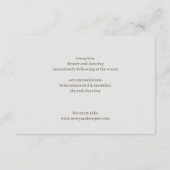 神の愛の囲い結婚カードに エンクロージャーカード (裏面)