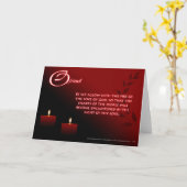 神の愛の火。 カード (黄色い花)