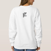 神の愛の聖書的クロスワード女性 スウェットシャツ (裏面)