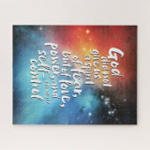 神の愛の霊 – NO FEAR - Bible Verse ジグソーパズル (横)