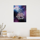 神の愛の霊 – NO FEAR - POWER Bible Verse ポスター (キッチン)