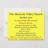 神の愛はすべての人に届く招待状 招待状 (裏面)