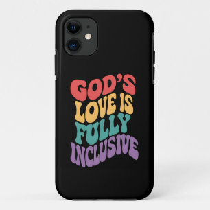 神の愛はすべての人を包み込む キリスト教 イエス・キリスト レズビアン・ゲイ・バイセクシャル・トラン iPhone 11 ケース