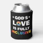 神の愛はすべての人を包み込む LGBTプライド月間 缶クーラー (缶正面)