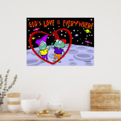 神の愛はどこにでもある ポスター (キッチン)