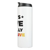 神の愛は完全に包摂的なゲイLGBTプライド月 タンブラー (回転右)