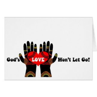 神の愛は放しません!