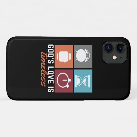 神の愛は永遠のキリスト教iPhoneケース Case-Mate iPhoneケース (裏面(横))