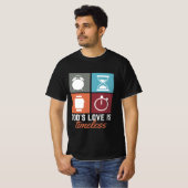 神の愛は永遠のキリスト教Tシャツ Tシャツ (正面フル)