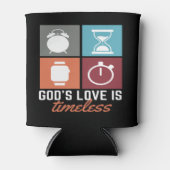 神の愛は永遠のクリスチャンクーラーボックス 缶クーラー (正面)