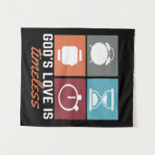 神の愛は永遠のタペストリー タペストリー (正面(横))