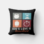 神の愛は永遠の装飾用クッション クッション (正面)