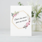 神の愛は決して与えない サンキューカード (スタンド正面)